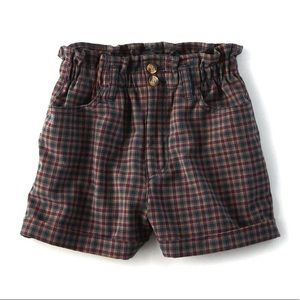 American eagle plaid mom shorts